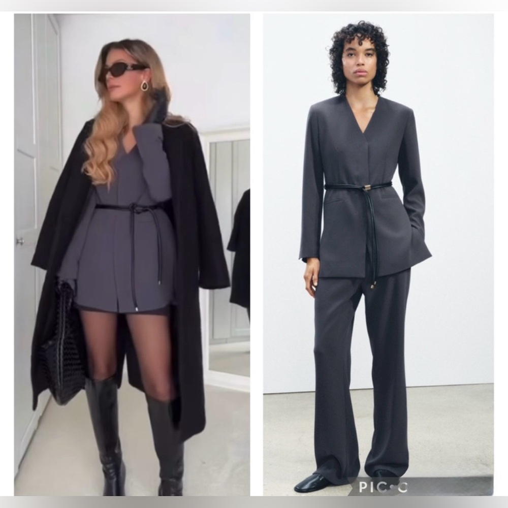 Belted Blazer ZW Collection